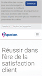 Mobile Screenshot of experian.fr