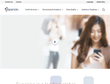 Tablet Screenshot of experian.com.sg