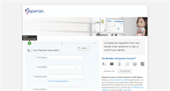 Desktop Screenshot of connect.experian.com