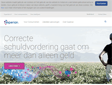 Tablet Screenshot of experian.nl