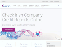 Tablet Screenshot of experian.ie